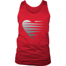 Load image into Gallery viewer, SINGLE HEART - GREY - Men&#39;s Tank