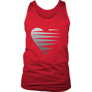 SINGLE HEART - GREY - Men's Tank