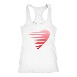 SINGLE HEART - RED - Women's Tank