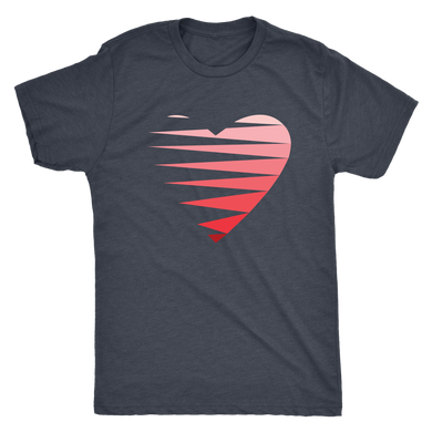 SINGLE HEART - RED - Men's Tee