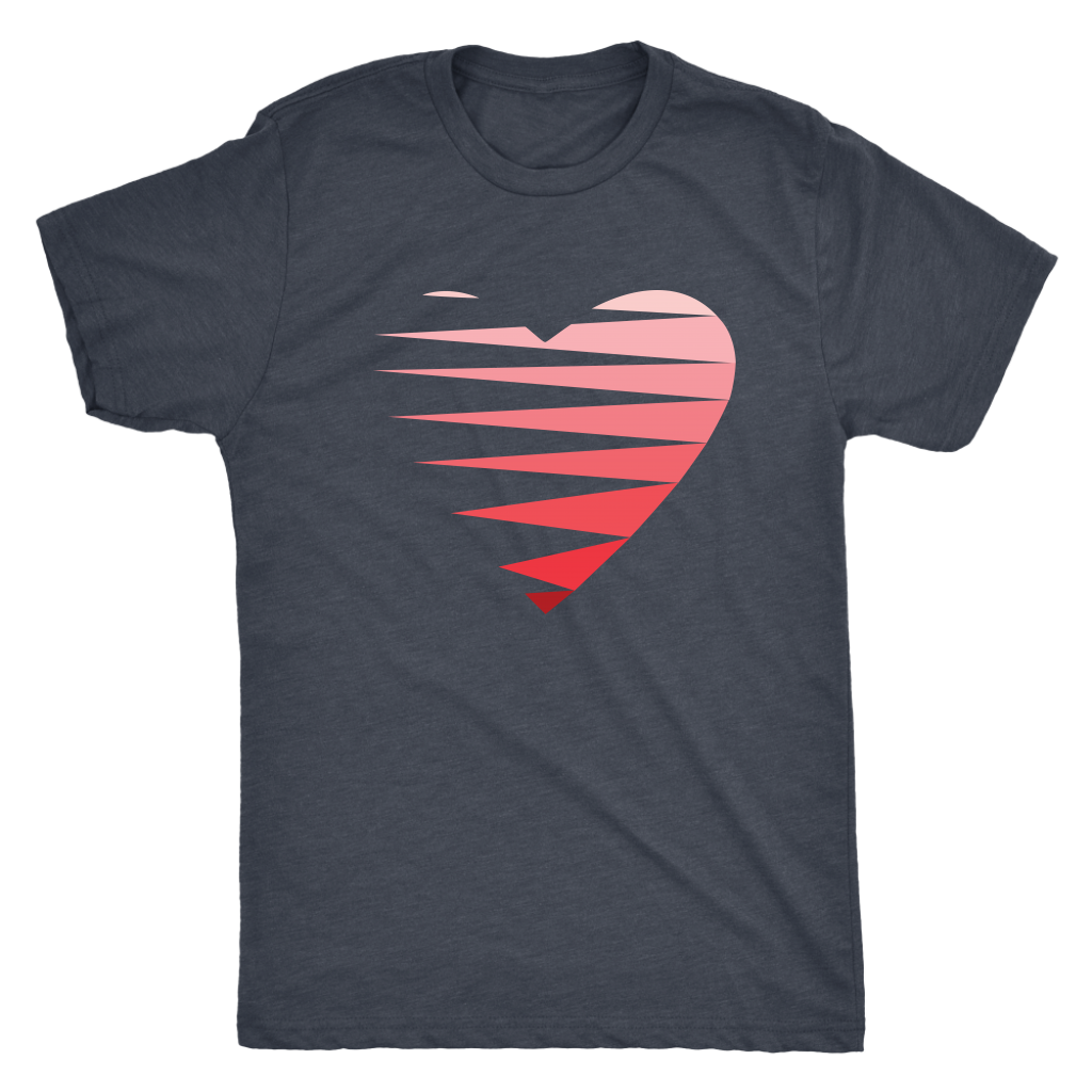 SINGLE HEART - RED - Men's Tee