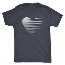 Load image into Gallery viewer, SINGLE HEART - GREY - Men&#39;s Tee