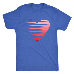 SINGLE HEART - RED - Men's Tee