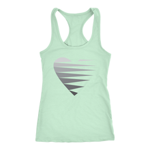 Load image into Gallery viewer, SINGLE HEART - GREY - Women&#39;s Tank