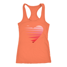 Load image into Gallery viewer, SINGLE HEART - RED - Women&#39;s Tank