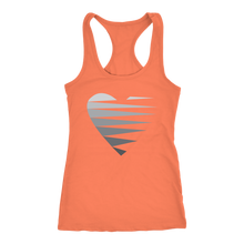 Load image into Gallery viewer, SINGLE HEART - GREY - Women&#39;s Tank