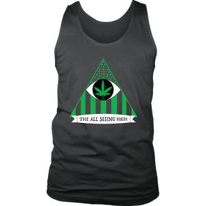 THE ALL SEEING HIGH - Banner Variant - Men's Tank