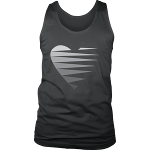 SINGLE HEART - GREY - Men's Tank