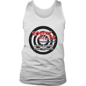 RODNEY MILLER: DISCOUNT HITMAN - Men's Tank