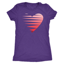 Load image into Gallery viewer, SINGLE HEART - RED - Women&#39;s Tee