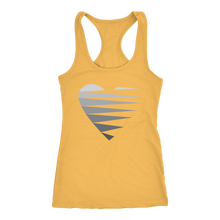 Load image into Gallery viewer, SINGLE HEART - GREY - Women&#39;s Tank