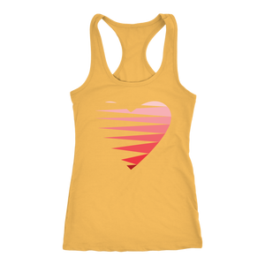 SINGLE HEART - RED - Women's Tank