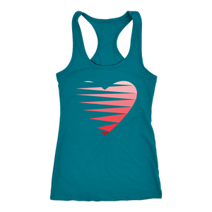 SINGLE HEART - RED - Women's Tank