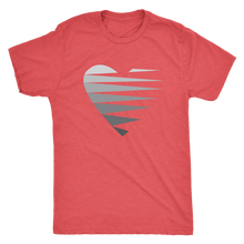 Load image into Gallery viewer, SINGLE HEART - GREY - Men&#39;s Tee