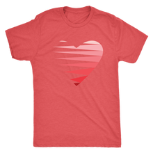 Load image into Gallery viewer, SINGLE HEART - RED - Men&#39;s Tee