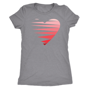 SINGLE HEART - RED - Women's Tee