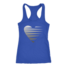 Load image into Gallery viewer, SINGLE HEART - GREY - Women&#39;s Tank