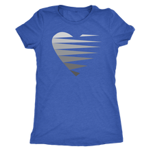 Load image into Gallery viewer, SINGLE HEART - GREY - Women&#39;s Tee