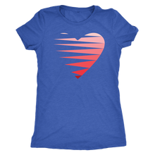 Load image into Gallery viewer, SINGLE HEART - RED - Women&#39;s Tee