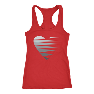 SINGLE HEART - GREY - Women's Tank