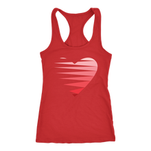 Load image into Gallery viewer, SINGLE HEART - RED - Women&#39;s Tank