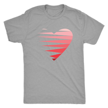 Load image into Gallery viewer, SINGLE HEART - RED - Men&#39;s Tee