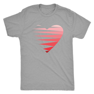 SINGLE HEART - RED - Men's Tee