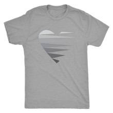 Load image into Gallery viewer, SINGLE HEART - GREY - Men&#39;s Tee