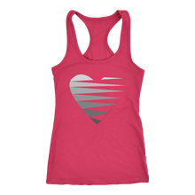 Load image into Gallery viewer, SINGLE HEART - GREY - Women&#39;s Tank