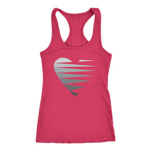 SINGLE HEART - GREY - Women's Tank