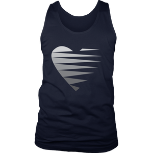 SINGLE HEART - GREY - Men's Tank