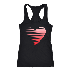 SINGLE HEART - RED - Women's Tank