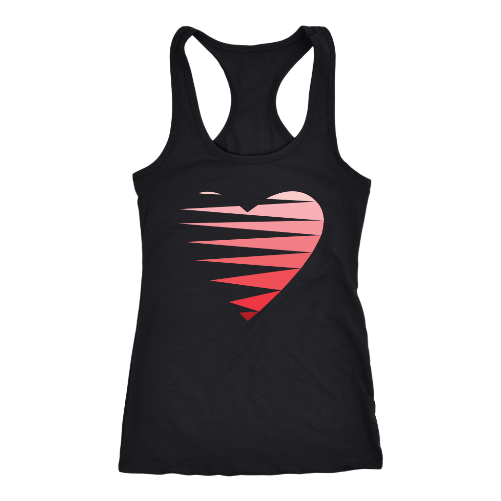 SINGLE HEART - RED - Women's Tank