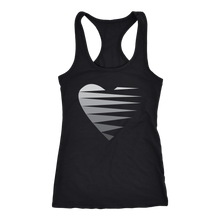 Load image into Gallery viewer, SINGLE HEART - GREY - Women&#39;s Tank