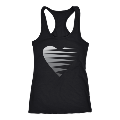 SINGLE HEART - GREY - Women's Tank