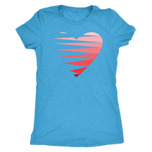 Load image into Gallery viewer, SINGLE HEART - RED - Women&#39;s Tee