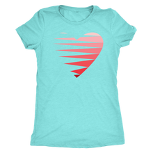 Load image into Gallery viewer, SINGLE HEART - RED - Women&#39;s Tee