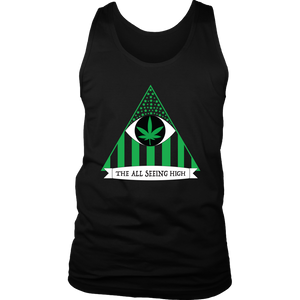 THE ALL SEEING HIGH - Banner Variant - Men's Tank