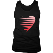 Load image into Gallery viewer, SINGLE HEART - RED - Men&#39;s Tank