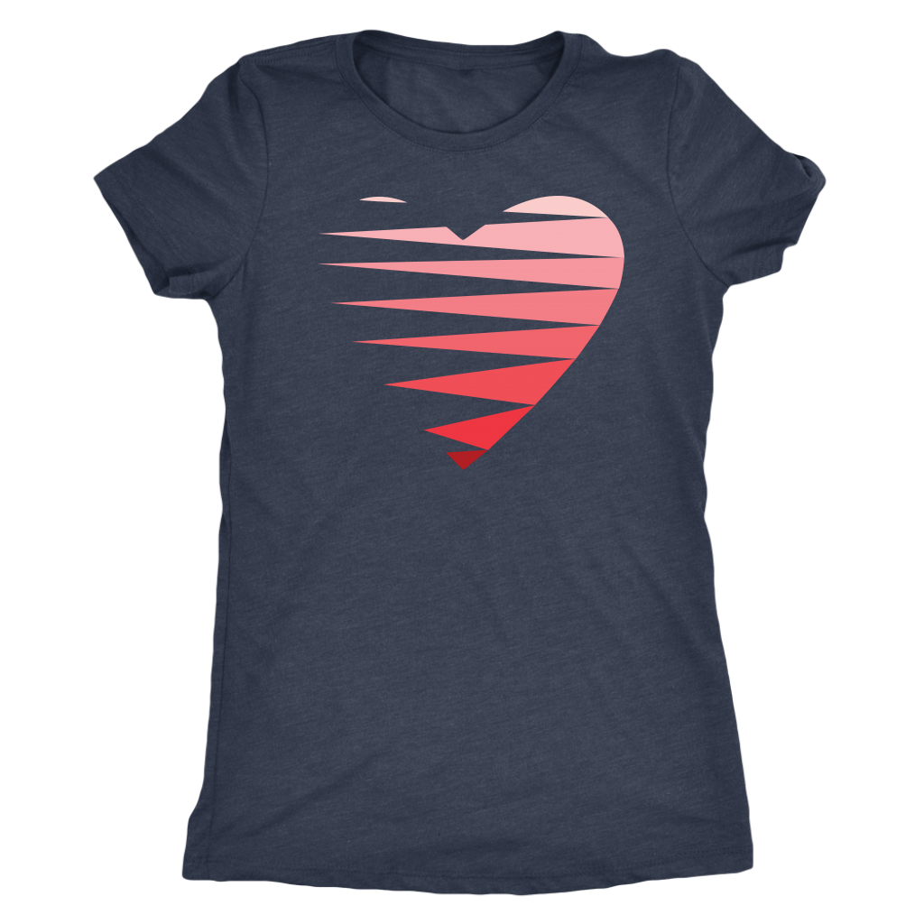 SINGLE HEART - RED - Women's Tee