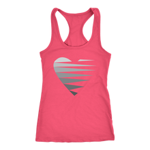 Load image into Gallery viewer, SINGLE HEART - GREY - Women&#39;s Tank