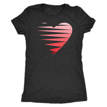 Load image into Gallery viewer, SINGLE HEART - RED - Women&#39;s Tee