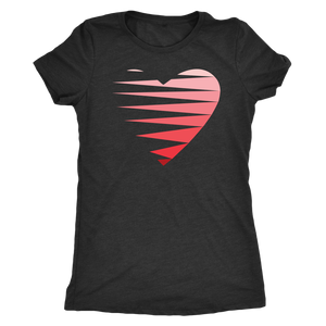 SINGLE HEART - RED - Women's Tee