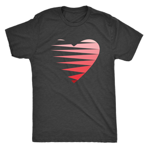 SINGLE HEART - RED - Men's Tee