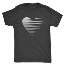 Load image into Gallery viewer, SINGLE HEART - GREY - Men&#39;s Tee