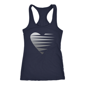 SINGLE HEART - GREY - Women's Tank