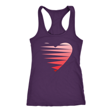 Load image into Gallery viewer, SINGLE HEART - RED - Women&#39;s Tank