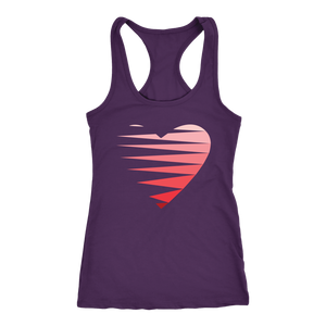 SINGLE HEART - RED - Women's Tank