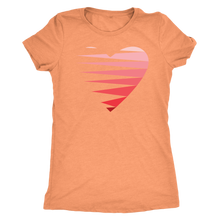 Load image into Gallery viewer, SINGLE HEART - RED - Women&#39;s Tee