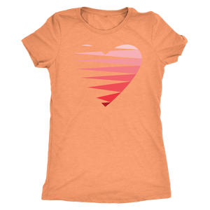 SINGLE HEART - RED - Women's Tee